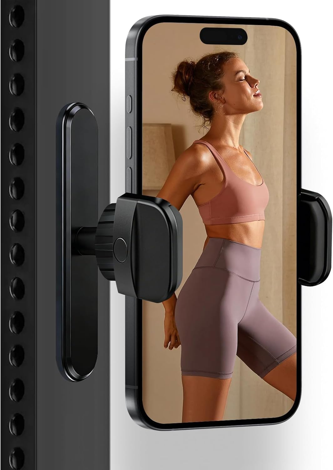 Soporte para móvil para el gimnasio