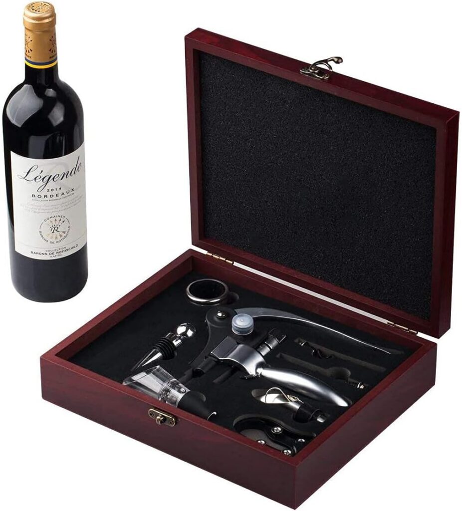 Set de vino con sacacorchos Cooko